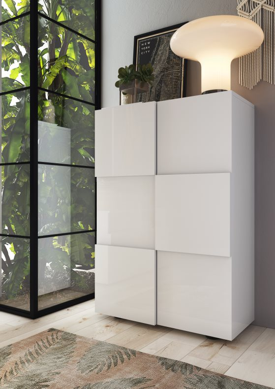 Kingakapp Dama, valge kõrgläige / AM-409008-44