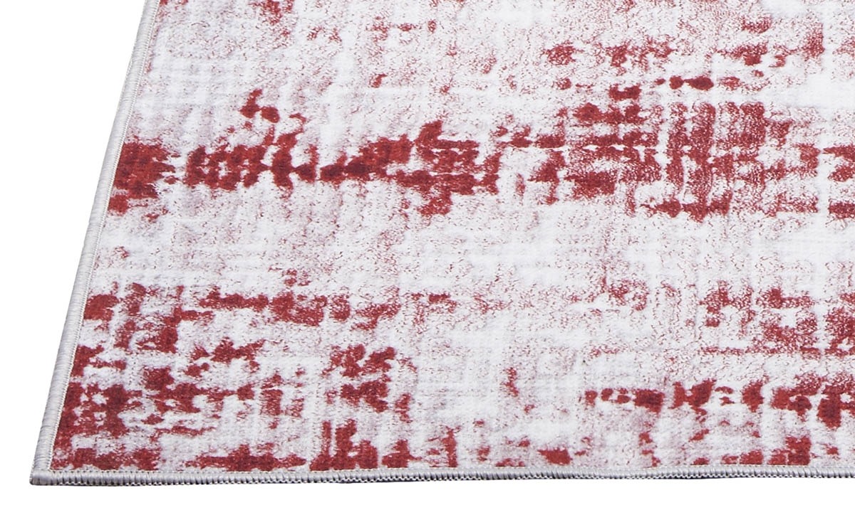 Vaip Abstract 80x150 cm, hall/ burgundi / FL-ABSTRACT-GREY-BURGUNDY-80x150
