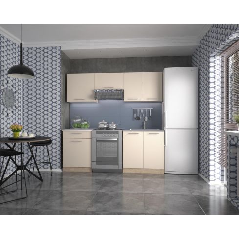 Köögikomplekt Marija 200, vanilje / HL-V-UA-MARIJA_200-SONOMA/WANILIA