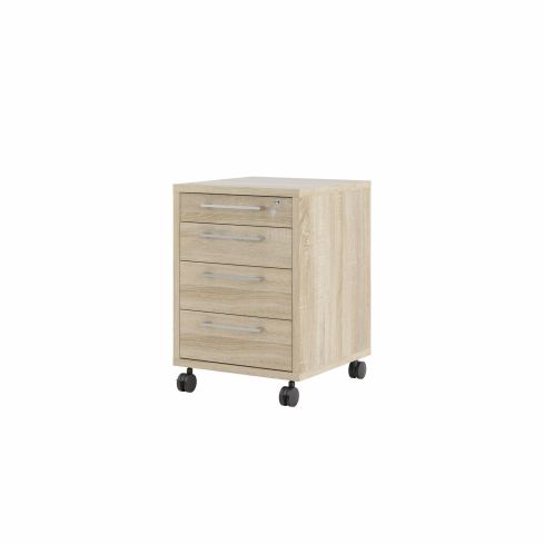 Ratastel Sahtliboks Prima, struktuurne tamm / TV-80419-ak
