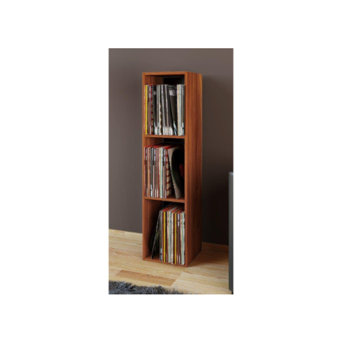 Riiul Platto 3 vinüülplaatidele, pähkel / VC-902078