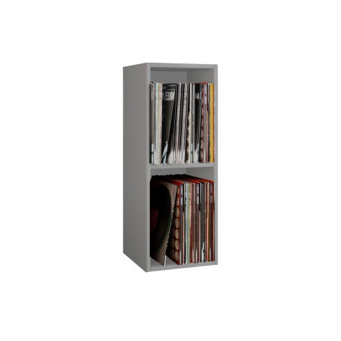 Riiul Platto 2 vinüülplaatidele, hall / VC-916753