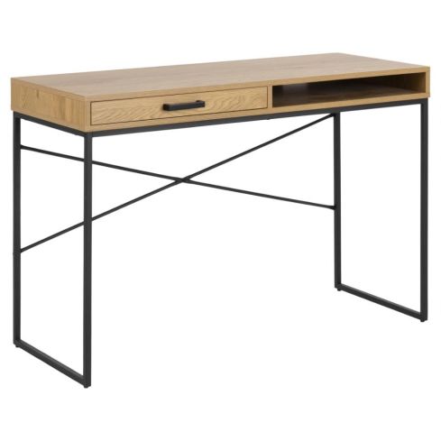 Kirjutuslaud Seaford 105304, metsik tamm/must / AC-89405