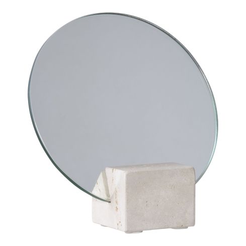 Lauapeegel 18cm, travertiin / HN-4001031