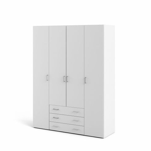 Riidekapp Space 70410, valge / TV-70410-4949