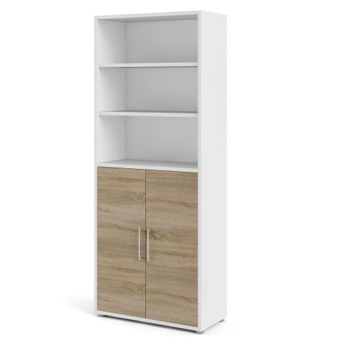 Kontorikapp Prima, 80400/122 Valge/tamm / TV-80400/122-49ak