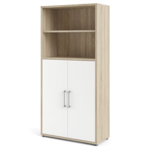 Kontorikapp Prima, 80400/155 Tamm/valge / TV-80400/155-ak49