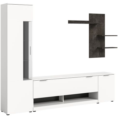 Elutoamööbli komplekt Ben, 250x190x35,Valge / XO-X75C6W01