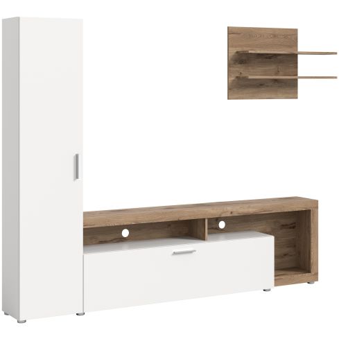 Elutoamööbli komplekt Cross, 218x178x31,Valge / XO-X5BE4W02