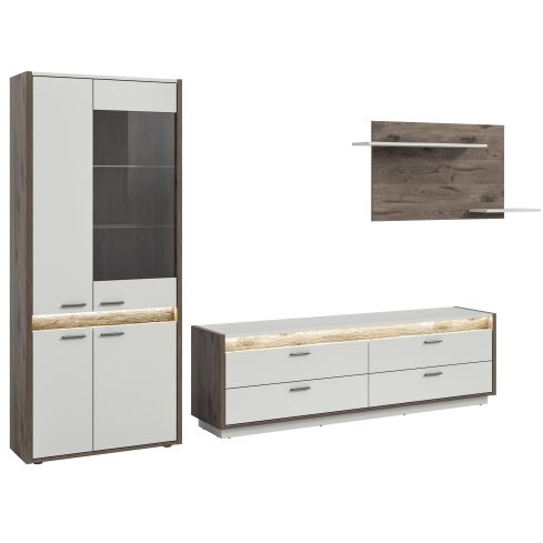 Mööblikomplekt Falcona, 299x198x43,Nox oak / XO-X4BH8W02