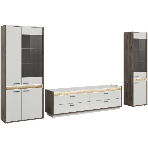 Mööblikomplekt Falcona, 350x198x43,Nox oak / XO-X4BH8W04