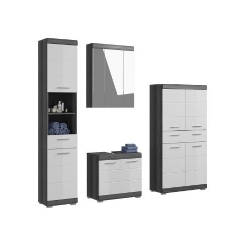 Vannitoakomplekt Scout, 186x191x34,Valge kõrgläige 11 / XO-X06B2B11