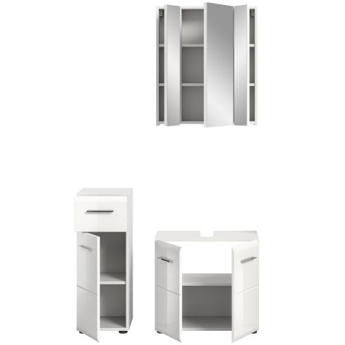 Vannitoakomplekt Ice, 105x185x32,Valge kõrgläige / XO-X86A9B08