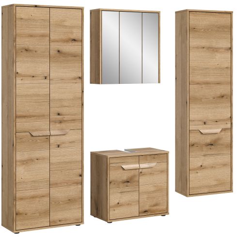 Vannitoakomplekt Zeno, 202x189x34,Evoke tamm / XO-X73H5B03