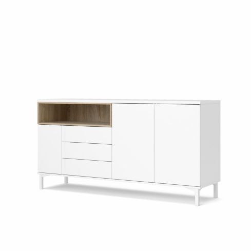 Kummut Roomers, valge/tamm / TV-92178-49ak