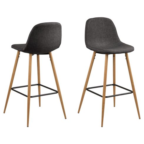 Baaritoolid Wilma 2tk, hall / AC-H000024812