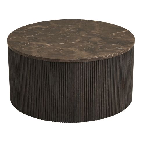 Diivanilaud Rota, pruun marmor 80x40 cm / HN-2102191