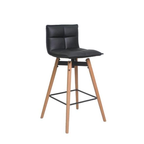 Baaripukk Prim, must kunstnahk/pöök / DM-236795