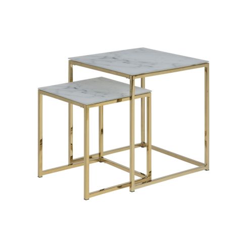 Diivanilaua komplekt Alisma 75635, marmor / AC-75635