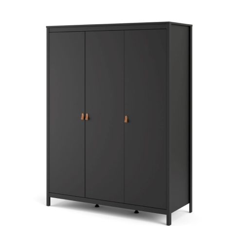 Riidekapp Madrid 79664, must / TV-79664-GMGM