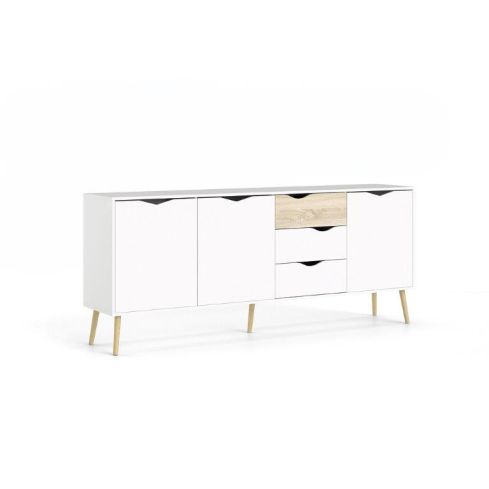 Kummut Oslo 75454, valge/str.tamm / TV-75454-49AK