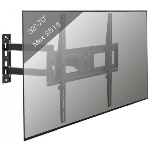 TV seinakinnitus SN-600, must / VC-913503
