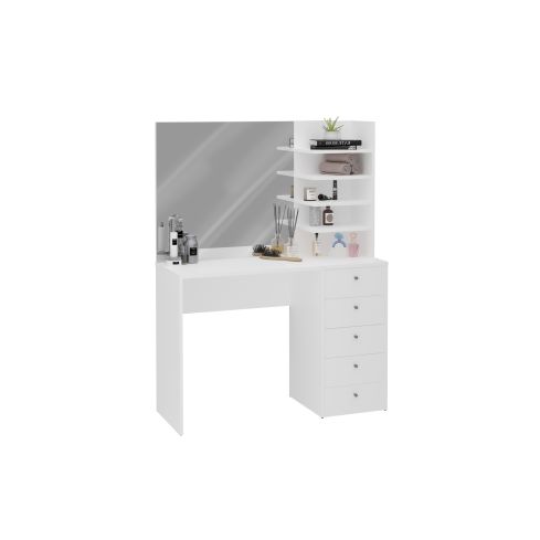 Valge Tualettlaud/meikimislaud Marl 1 / FM-945-001-white
