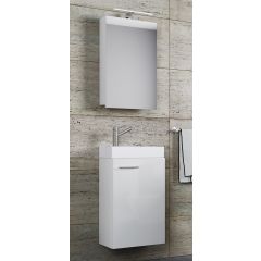 Vannitoakomplekt Slito, kolmeosaline, valge / VC-914394