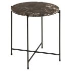 Marmorplaadiga Abilaud Avila Ø42 cm, pruun / AC-0000097860
