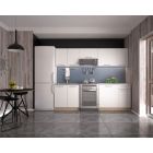 Köögikomplekt Daria 240cm, valge/tamm / HL-V-UA-DARIA_240-SONOMA/BIAŁY