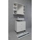 Peegelkapp Nilosi, valge / VC-918563