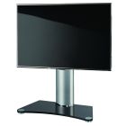 TV-alus Windoxa Maxi, hõbe/must klaas / VC-17832