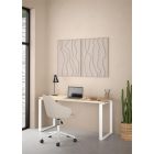 Kirjutuslaud Sign 150cm, 65600/01 Jacksoni tamm/valge / TV-65600/01-hl49