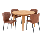 Söögitoakomplekt Metz laud ja Pisa toolid 4tk / HN-7771020-S