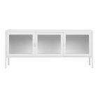 Valge metallist TV-alus Brisbane 130cm / HN-3001054