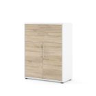 Kontorikapp Prima, 80400/103 Valge/tamm / TV-80400/103-49ak