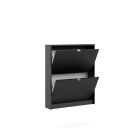 Jalanõudekapp Shoes 59001, must / TV-59001-GMGM