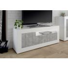 TV-alus Urbino, valge/betoon / AM-209035-02CE