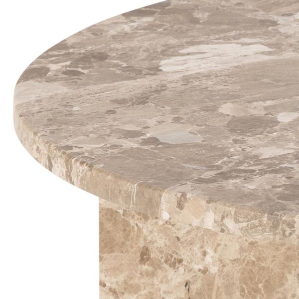 Diivanilaud Vega 23598, lattepruun lakitud marmor