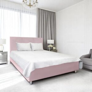 Pesukastiga voodi Astrata (roosa)