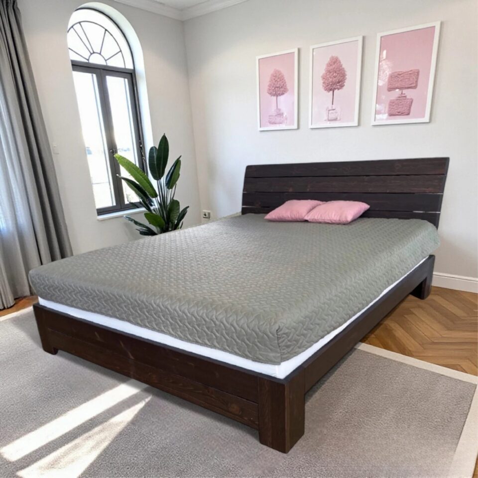 Täispuidust voodi Silva pruun