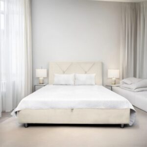 Pesukastiga voodi Isida (beež)