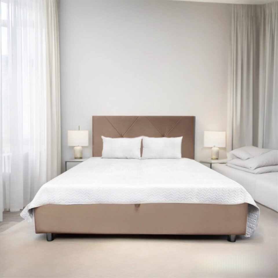 Pesukastiga voodi Isida (pruun)