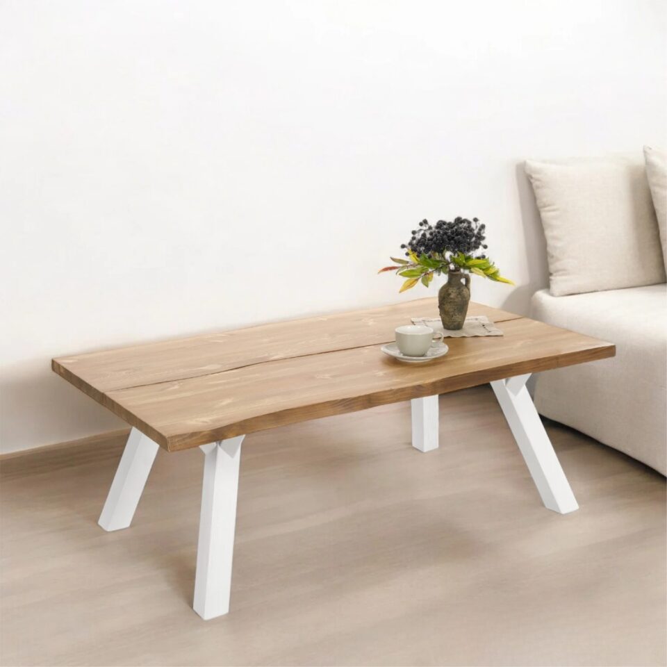 Diivanilaud Lana Pruun/Valge