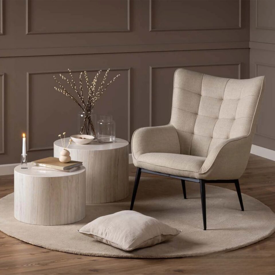 Diivanilauad Dice Beež (2tk)