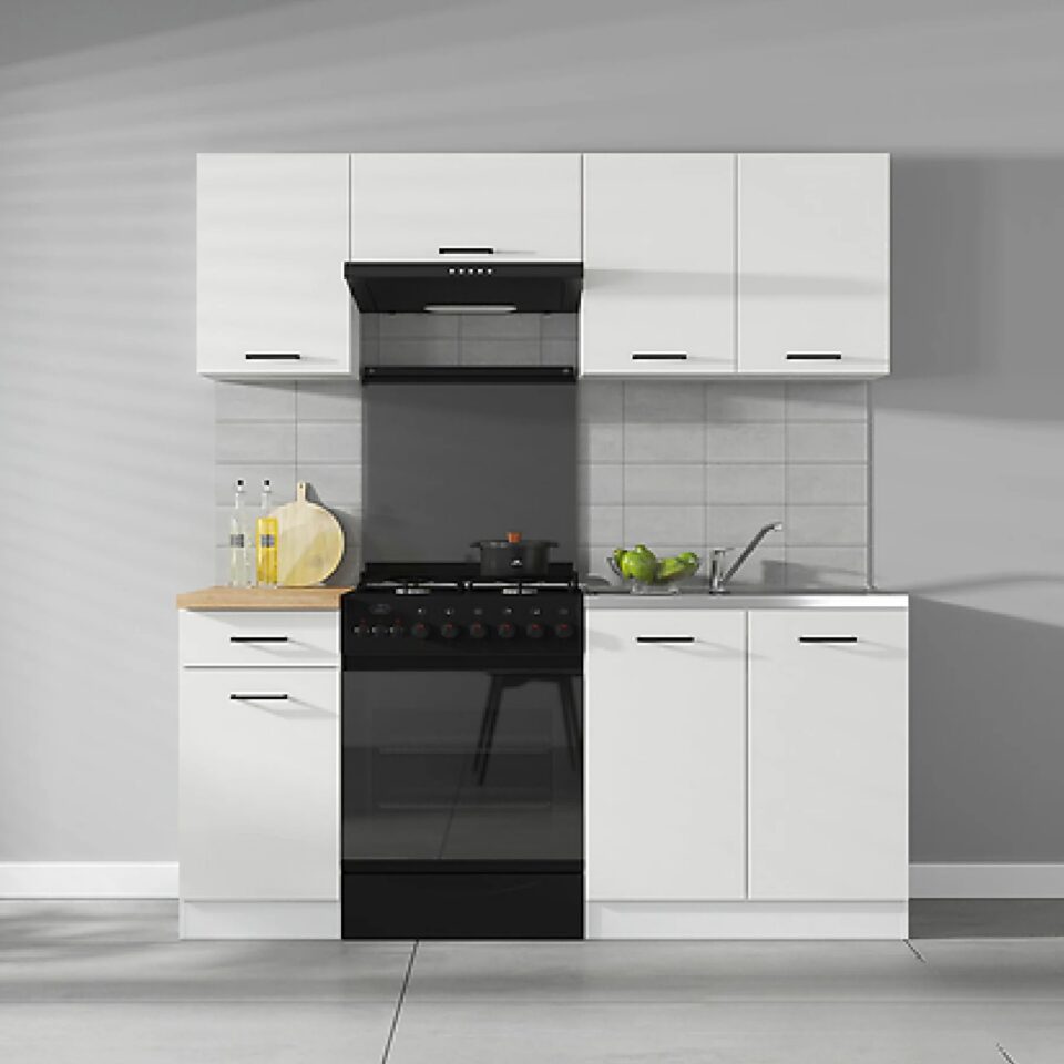 Köögimööbli komplekt Soela 180 cm (kriit)