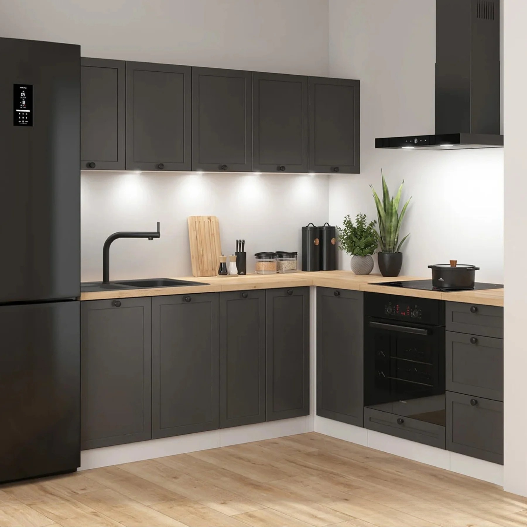 Kööginurga komplekt Soela 200x200 cm (graphite)