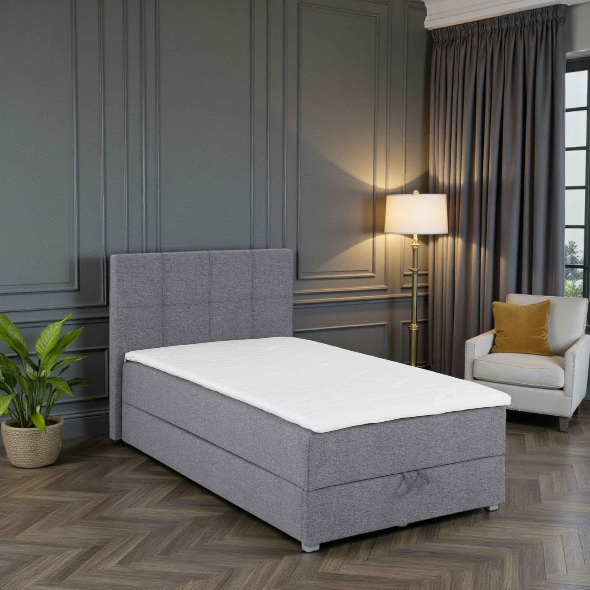 Pesukastiga Kontinentaalvoodi Vinar