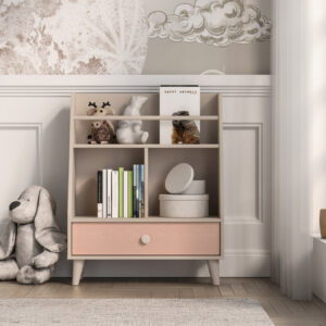 Mevelis 09 Raamaturiiul (Roosa)