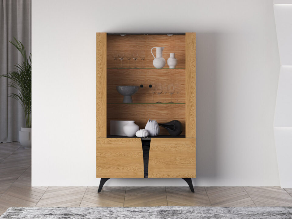 Toskaana 03 Vitriinkapp